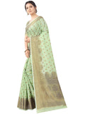 Sugathari Womens Banarasi Saree Pure Kanjivaram Silk Saree Soft New Ladies 2023 Design Wear Pattu Sarees Latest Cotton Party Sari Collections With Blouse Piece For Wedding Sadi (Sam Pari-105 Rama)