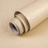 Abyssaly Gold Beige Wallpaper Peel and Stick Wallpaper Removable Contact Paper 15.7in X 196.8in Embossed Self Adhesive Silk Text