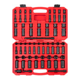TEKTON 3/8 Inch Drive 6-Point Impact Socket Set, 72-Piece (1/4-1 in., 6-24 mm) | SID91404