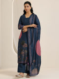 Libas Women'S Silk Blend Kurta Sets (400598_Blue_S)
