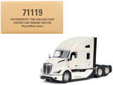 Kenworth T680 Truck Tractor Pearl White Transport Series 1/50 Diecast Model by Diecast Masters