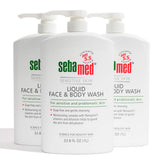 SEBAMED Paraben-Free Face and Body Wash With Pump for Sensitive and Delicate Skin pH 5.5 Ultra Mild Dermatologist Recommended Cl