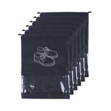 Mitvik Shoe Bags For Travel & Storage (Pack Of 6) Waterproof NonWoven Shoe Organizer Pouches With Transparent Window Reusab