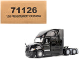 Freightliner New Cascadia Sleeper Cab Truck Tractor Black Transport Series 1/50 Diecast Model by Diecast Masters