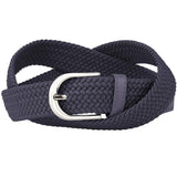 Pinkit Stylish Stretchable Braided Belt For Women/Ladies/Girls (Fits Waist Size 24 To 30) Grey Colour (Pack Of 1)