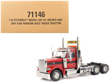 Peterbilt 589 TandemAxle Truck Tractor with Day Cab Legendary Red Transport Series 1/32 Diecast Model by Diecast Masters