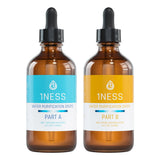 1ness Chlorine Dioxide Kit | 2 Part Liquid Classic 1:1 Set | Citric Acid 50% : Sodium Solution 28% | 1x 4oz Solution A + 1x 4oz