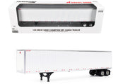Great Dane Champion 53ft Dry Cargo Trailer White Transport Series 1/64 Diecast Model by Diecast Masters