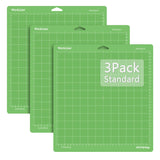 WORKLION 12x12 Cutting Mat for Cricut: (Standard adhesive, 3 Mats) Cricut Explore One/Air/Air 2/Maker Standard Adhesive Sticky G