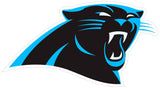 NFL Siskiyou Sports Fan Shop Carolina Panthers Logo Magnets 8 inch sheet Team Color