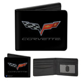 Chevrolet Automobile Company Classic Corvette Flags BiFold Wallet