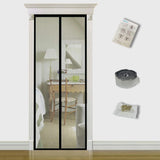 TQFlow Durable Magnetic Screen Door, Bottom Weighted Door Mesh Screen with Magnet Fit Door Size 35 x 82 Inch, Strong Magnetic Sc
