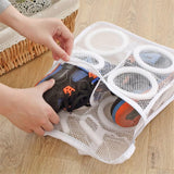 Lazy Shoes Laundry Wash Bag, Receive Washing Machine Shoes Bag Travel Shoe Protector Storage Bag Clothes Shoes Laundry Drying Or