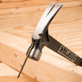Estwing Ultra Series Hammer - 15 Oz Rip Claw Framer With Milled Face & Shock Reduction Grip - Eb-15Sm