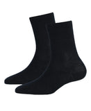 Jockey 7800 KidS Compact Cotton Stretch Solid Calf Length Socks With Stayfresh Treatment (Pack Of 2)_Black_78 Yrs