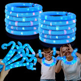 Kannove 12 PCS Blue Glow Sticks Party Favors for Kids, Light Up Pop Tubes Party Favors for Toddlers, Party Goodie Bag Stuffer Fi