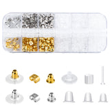 12 Styles Silicone Earring Backs for Studs/Droopy Ears/Heavy Earring, Clear Plastic Earrings 600Pcs Clear Soft Hypoallergenic Pl
