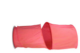 Reliant Ribbon 92975W-907-10F Dupioni Supreme Wired Edge Ribbon, 4 Inch X 10 Yards, Coral
