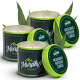 Murphy's Naturals Mini Mosquito Bug Repellent Candles for Outdoor Patio, Citronella & Essential Oils, 14-Hour Burn Time Each, 3.
