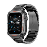 Military-Grade Smartwatch for Men, Fitness Tracker for Android/iPhone, 1.91 HD Touchscreen, Bluetooth Answer/Make Calls, IP68 Wa