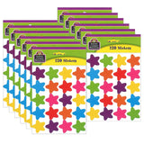 Teacher Created Resources Bright Stars Stickers (die Cut Star Shape), 120 Per Pack, 12 Packs
