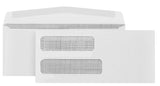 500 No. 10 Gummed Double Window Security Envelopes - Perfect Size for Multiple Business Statements, Quickbooks Invoices, and Ret