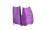 Reliant Ribbon 92975W-940-09F Dupioni Supreme Wired Edge Ribbon, 1-1/2 Inch X 10 Yards, Violet