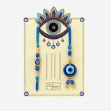 Store Indya Premium Designer Evil Eye Rakhi Set Of 2 With Roli Chawal For Bhaiya Bhabhi Traditional Lumba Set, Thread Rakhi Wit,Nylon,Multicolor