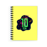 Plan To Gift Notebook Small Lucky Number 10 Notebook Wire Bound Spiral Printed Pages:160 (Size A5)