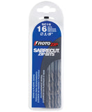 RotoZip SC16 1/8 Inch Sab Recut Zip Bit For Wood and Plastic, 16 Pack, Silver