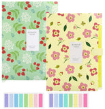 Corslet Expanding File Holder For Documents, A4 File Organiser, Document File Folder Organizer, Floral Printed Folders For Paper