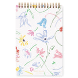 kate spade new york Small College Ruled Notebook, Top Spiral Notebook with 112 Pages, 8.5inch x 5.5inch Writing Pad (Joyful Garden)