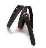 Generic Dark Mature Grey Denim WomenS Belt