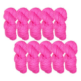 Vardhman Glory Medium Weight 100% Polyester Soft Knitting Hanks | Pack10