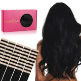 WENNALIFE Tape in Hair Extensions Human Hair, 40pcs 100g 22 inch