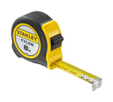 Stanley 0-30-657Tylon Tape Measure, Black/Yellow, 8 m/25 mm