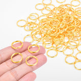 100pcs 5/8 Small Split Ring for Keychains, Double Loops Split Jump Rings Jewelry Making Metal Small Key Ring for Pet Collar Tag,