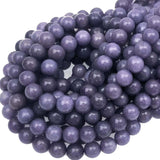 Oameusa 10mm Natural Round Purple Aquamarine Beads DIY Materials Bracelet Necklace Earrings Making Jewelry Agate Beads for Jewel