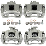 cciyu Front + Rear Brake Calipers With Bracket 18B5045 18B5044 18B5081 18B5080 For Chrysler 2008-2012 For Dodge 2008-2016 For Vo