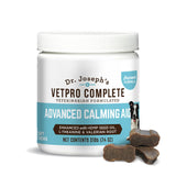 Dr. Joseph's VetPro Complete Advanced Calming Aid Dog Chew Treats, 60 Count, Support for Nervous Dogs, Enhanced with Organic Hem