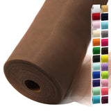 Mocha Mousse Tulle Fabric Rolls 54 Inch by 40 Yards Tulle Bolt Spool for Wedding Decorations DIY Tutu Baby Shower Table Skirt Ce