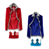 MERISHOPP King Robe Kids Halloweens Costume Cosplay Role Play Preschool Dress up 2pcs