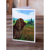 Sussex Spaniel Greeting Cards And Envelopes Pack Of 8