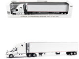 2025 Freightliner Cascadia Gen5 Truck Tractor with Sleeper and Great Dane Champion 53ft Refrigerated Trailer Winter White Tran