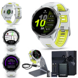 Garmin Forerunner 970 GPS Running Smartwatch, Whitestone | Premium Training & Recovery, Sleep Coach, Heart Rate, Download Music,