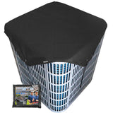 COVERTIFY Central Air Conditioner Covers for Outside Units, 600D Oxford Waterproof AC Covers for Outside, 32 x 32 AC Condens
