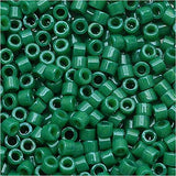 Miyuki DB656 11/0 Dyed Op Jade Green 7g Delica Seed Bead