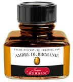 Herbin Fountain Pen Ink - 30ml Bottled - Ambre de Birmanie