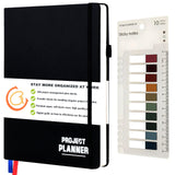 Project Planner: Management Notebooks Organizer & Work Log Book Tracker With Checklist Brainstorming for Entrepreneurs, Managers