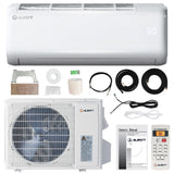 Albott 12000 BTU Ductless Mini Split Air Conditioner and Heat Pump, SEER2 18.5, 220V Inverter AC, Cools up to 750 Sq. Ft, Energy